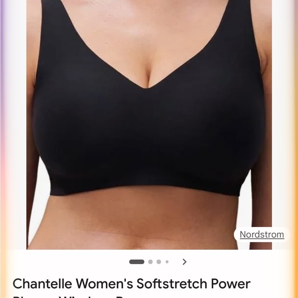 Chantelle Women's Softstretch Power Plunge Wireless Bra - Large - Picture 6 of 8